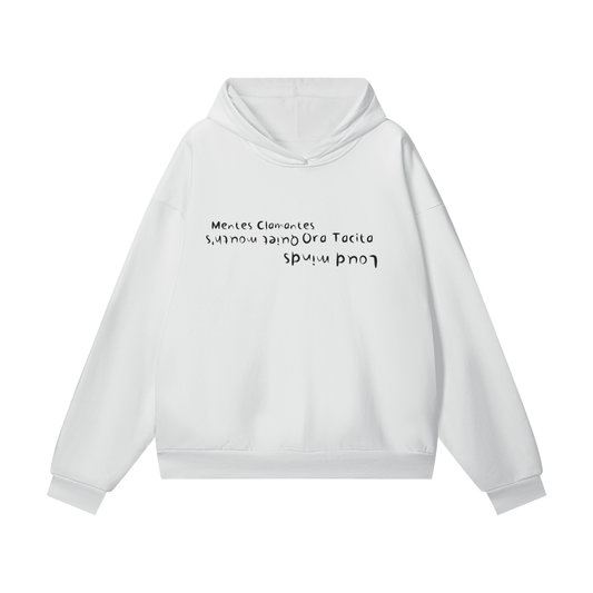Loud minds quiet mouth hoodie